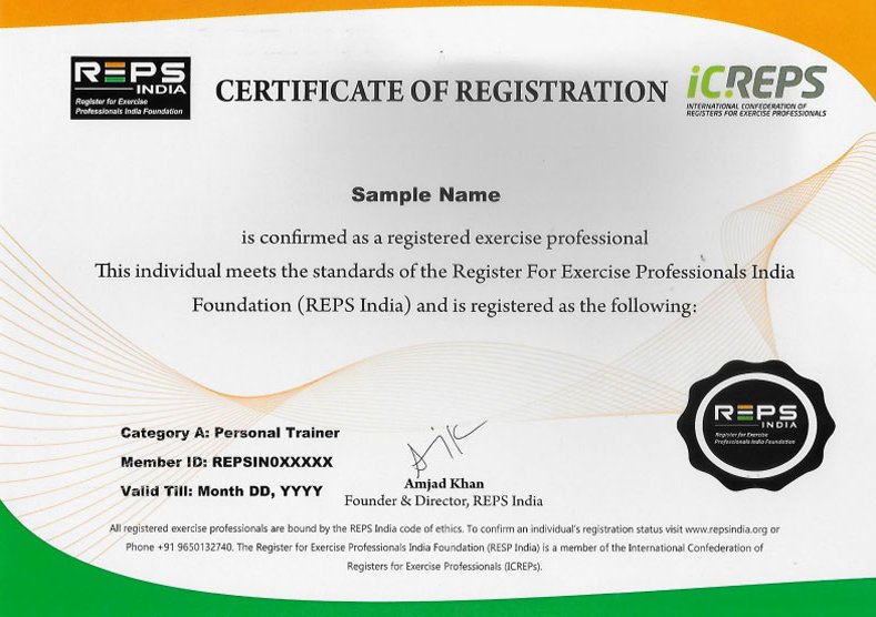 DPT Certificate Sample 9